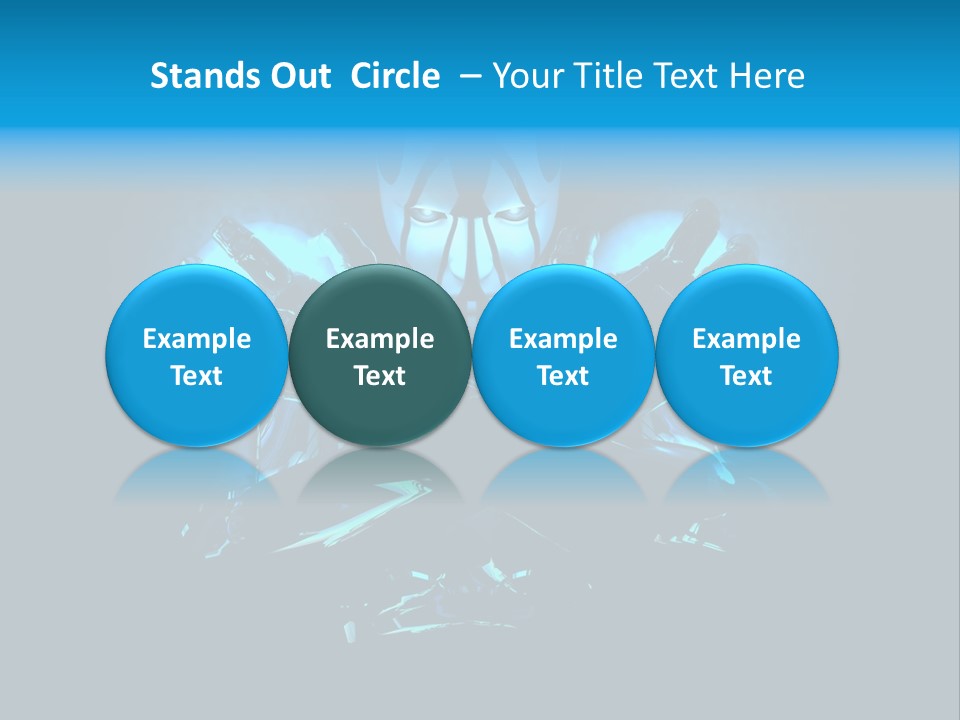 Women Creativity Head PowerPoint Template