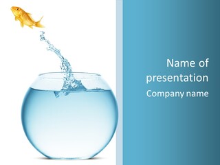 Bubble Challenge Fishbowl PowerPoint Template