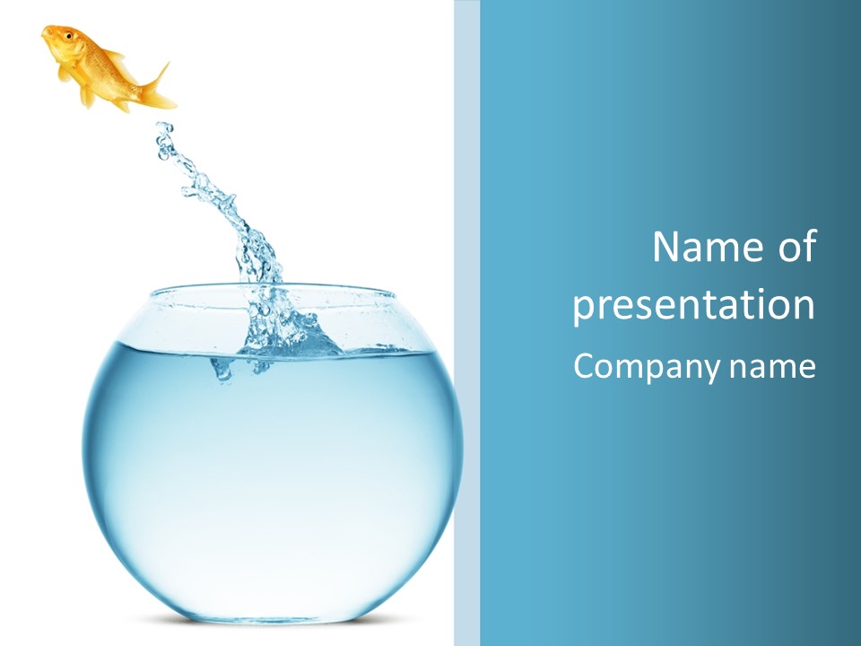 Bubble Challenge Fishbowl PowerPoint Template