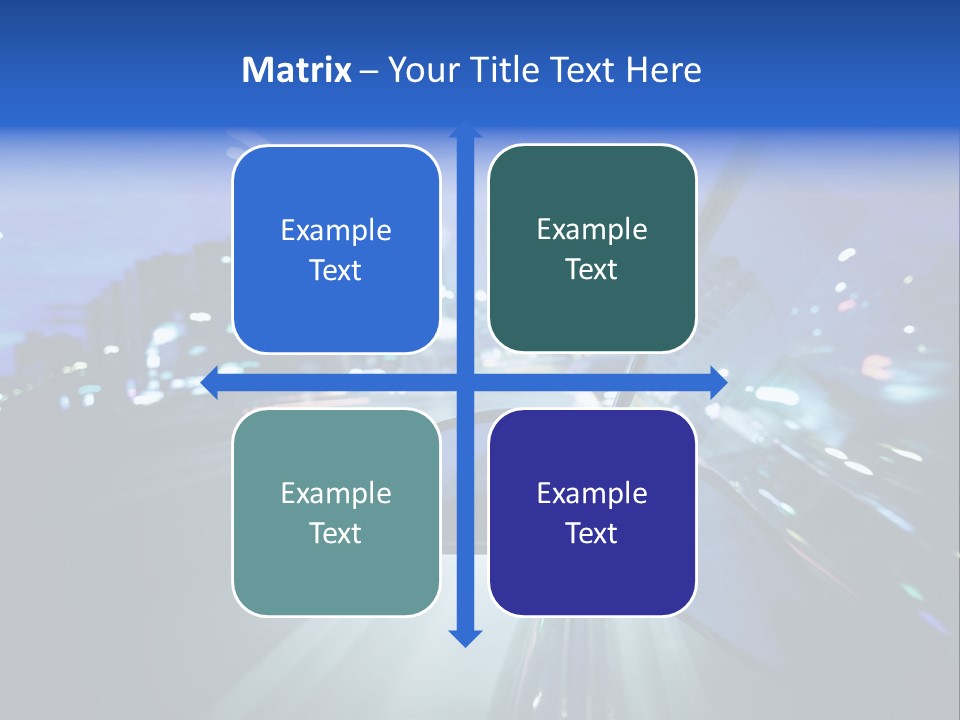 Highway Road Auto PowerPoint Template