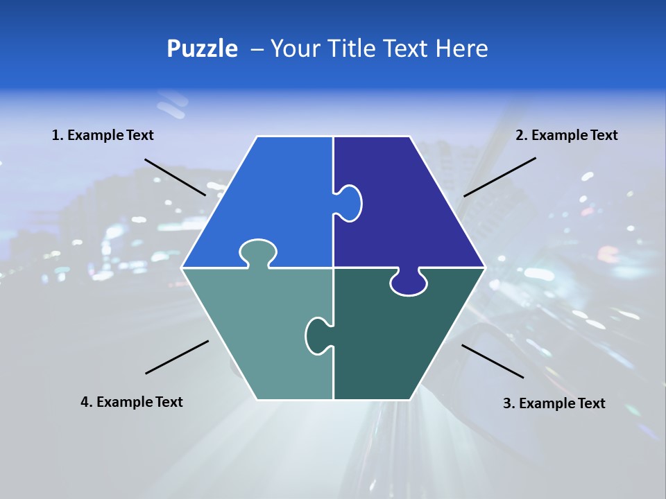 Highway Road Auto PowerPoint Template