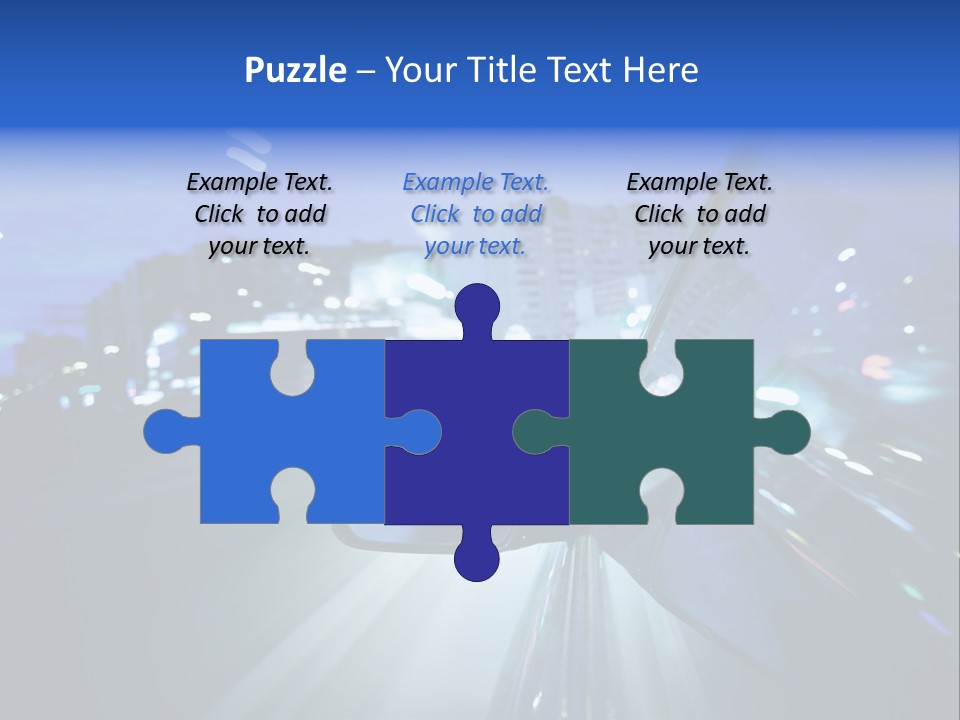 Highway Road Auto PowerPoint Template