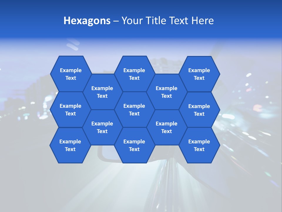 Highway Road Auto PowerPoint Template