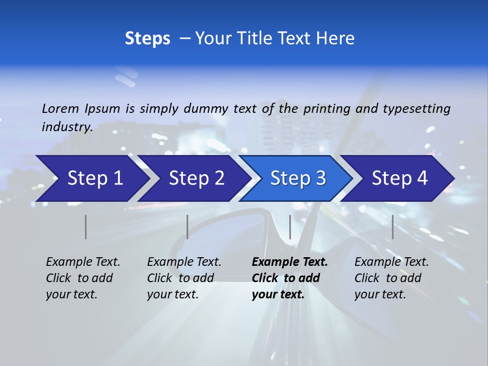 Highway Road Auto PowerPoint Template