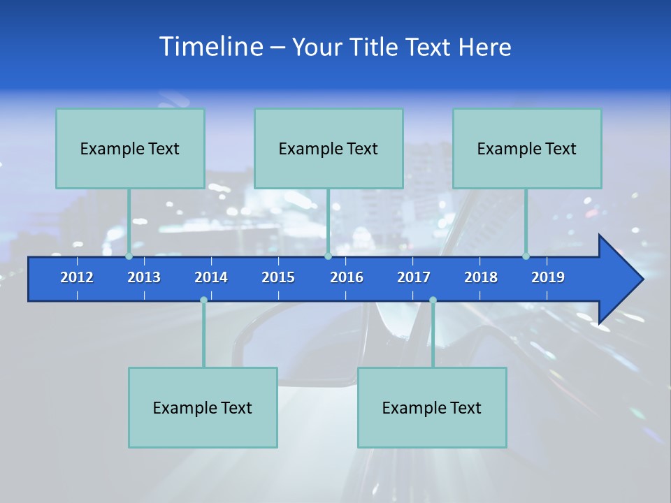 Highway Road Auto PowerPoint Template