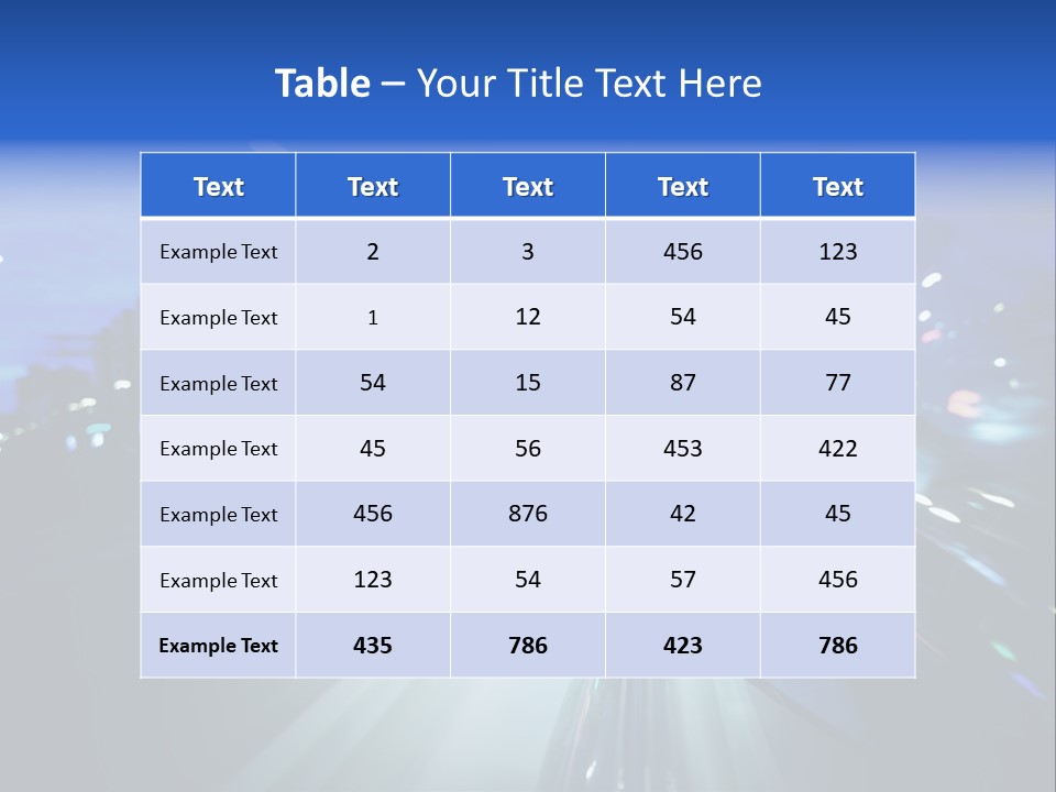 Highway Road Auto PowerPoint Template
