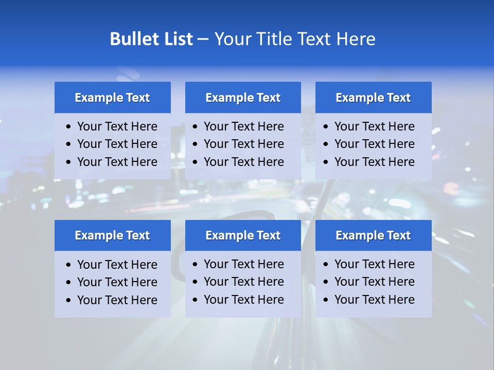 Highway Road Auto PowerPoint Template
