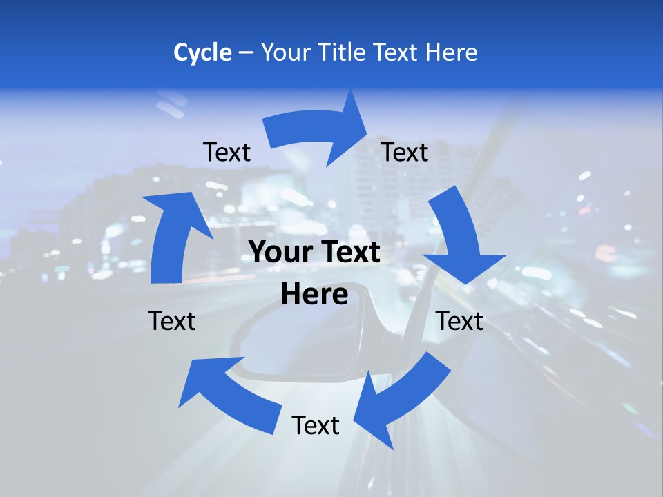 Highway Road Auto PowerPoint Template