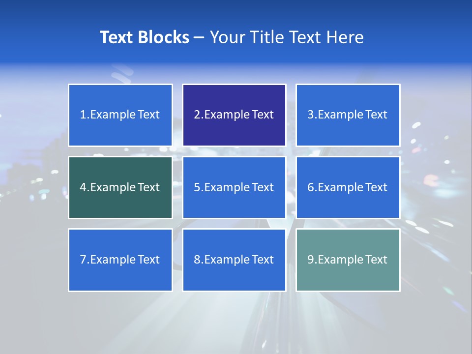 Highway Road Auto PowerPoint Template
