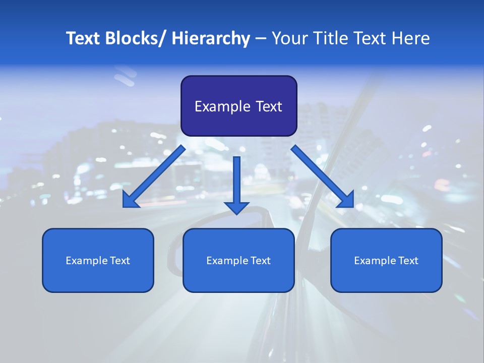 Highway Road Auto PowerPoint Template