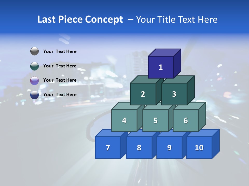 Highway Road Auto PowerPoint Template