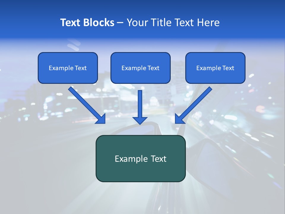 Highway Road Auto PowerPoint Template