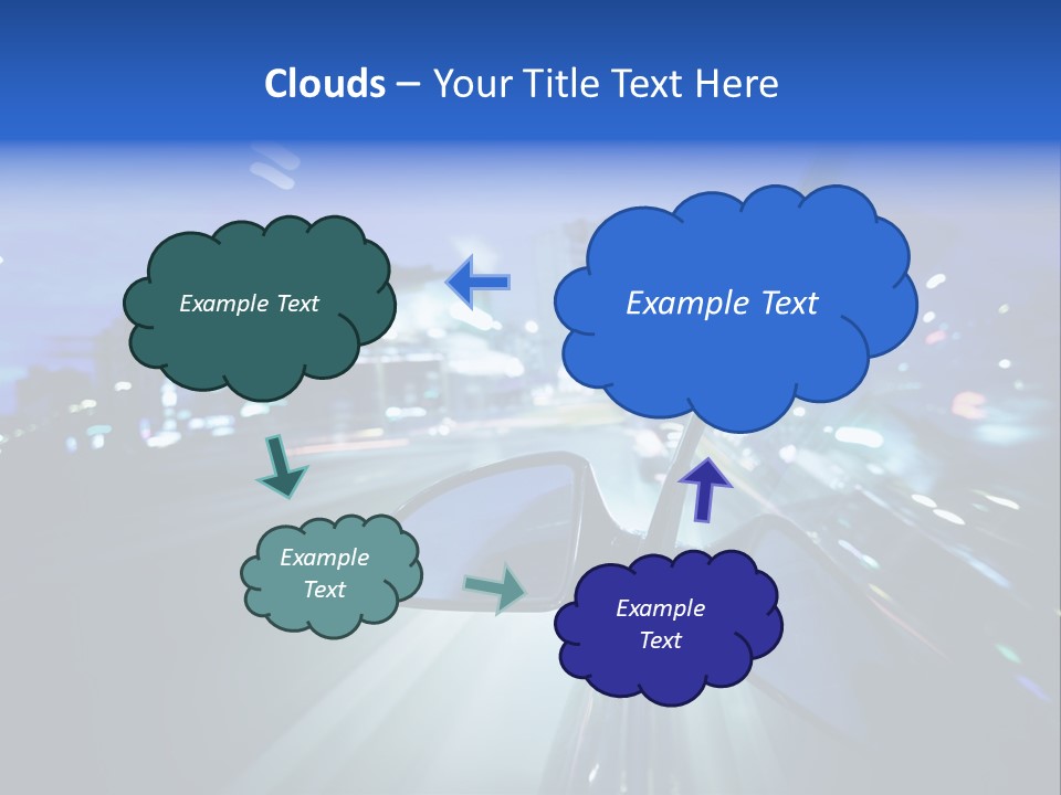 Highway Road Auto PowerPoint Template