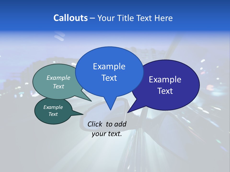 Highway Road Auto PowerPoint Template