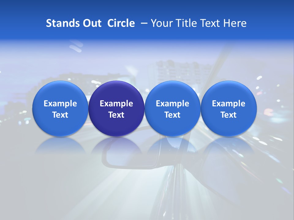 Highway Road Auto PowerPoint Template