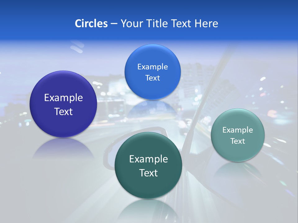Highway Road Auto PowerPoint Template