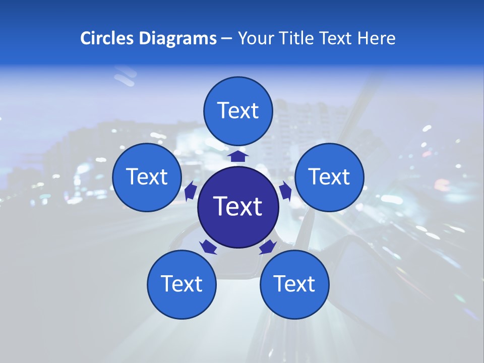 Highway Road Auto PowerPoint Template