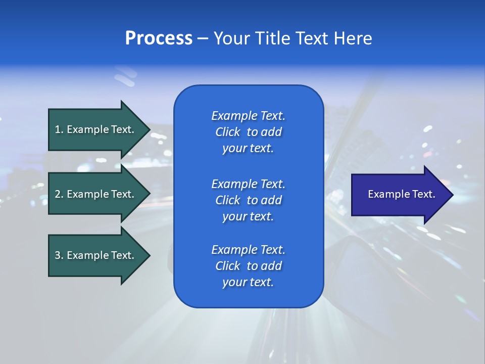 Highway Road Auto PowerPoint Template