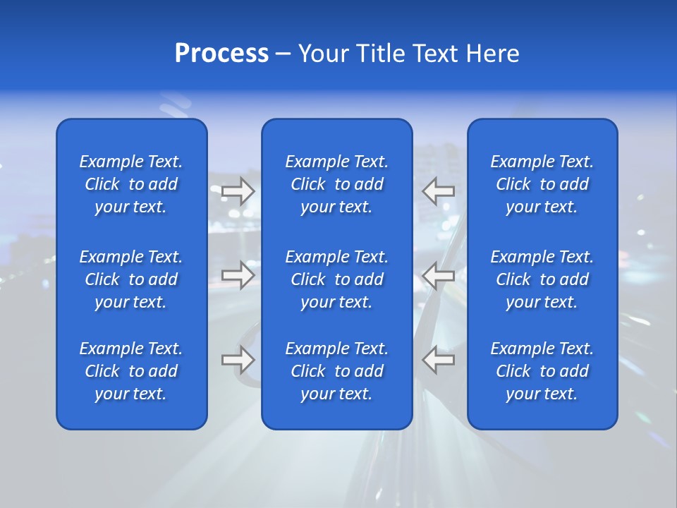 Highway Road Auto PowerPoint Template