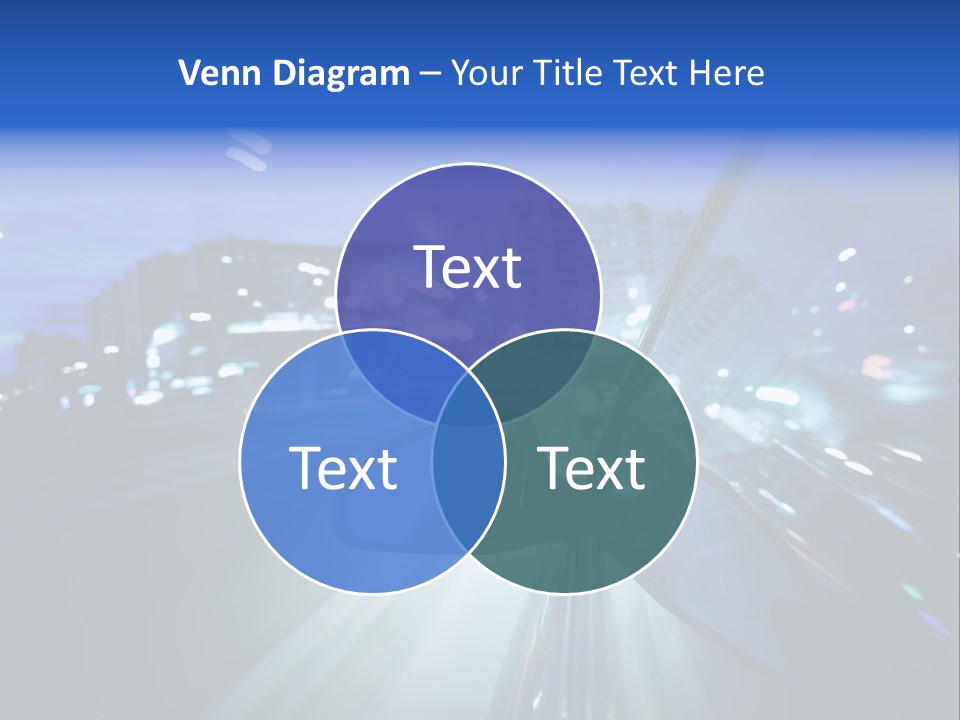 Highway Road Auto PowerPoint Template