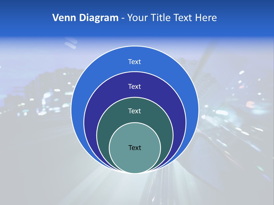 Highway Road Auto PowerPoint Template