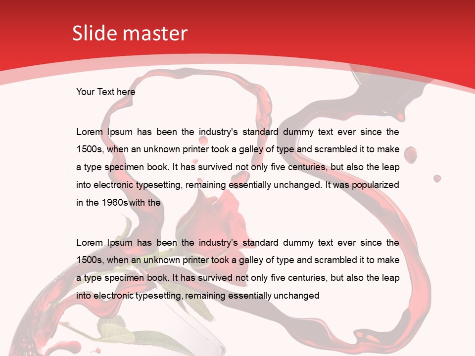 Drink Dating Dining PowerPoint Template