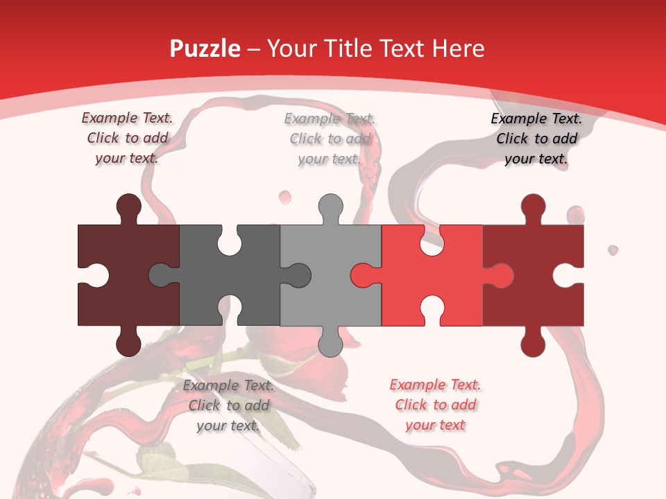 Drink Dating Dining PowerPoint Template