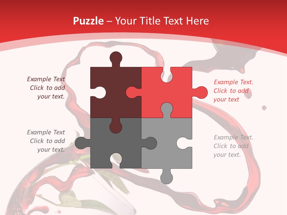 Drink Dating Dining PowerPoint Template