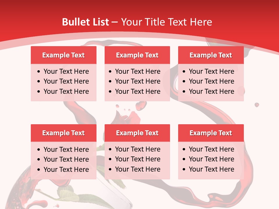 Drink Dating Dining PowerPoint Template