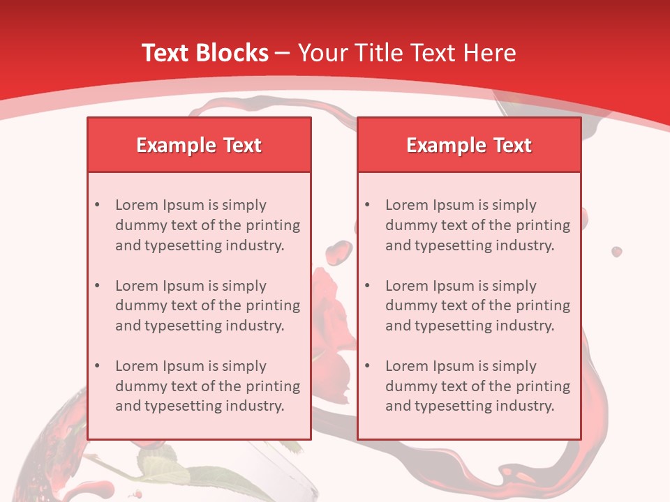 Drink Dating Dining PowerPoint Template