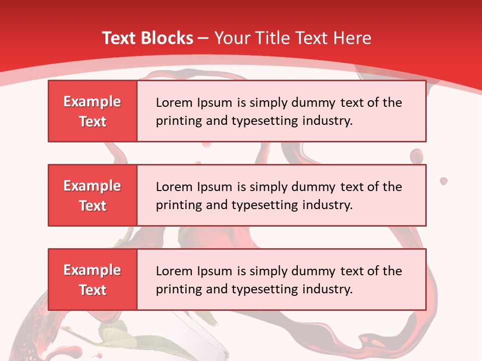 Drink Dating Dining PowerPoint Template