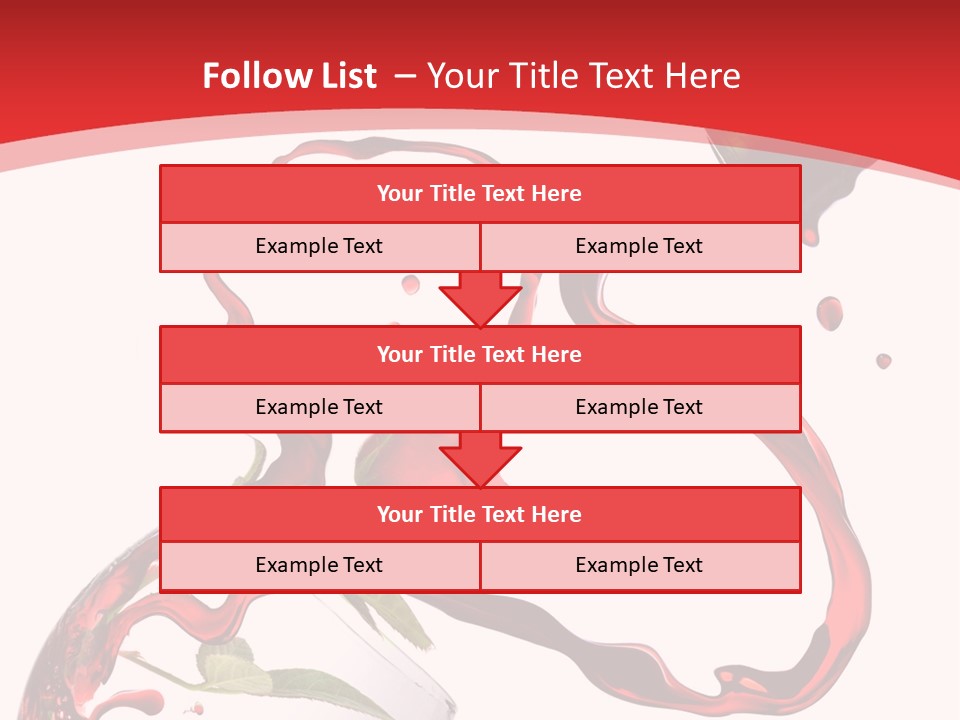 Drink Dating Dining PowerPoint Template