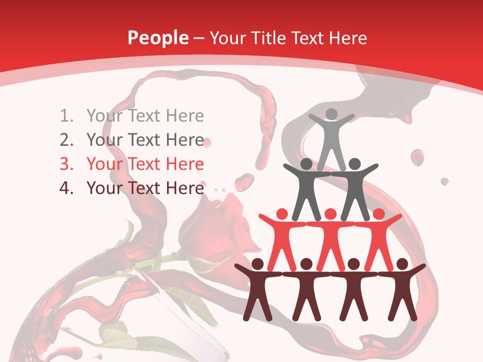 Drink Dating Dining PowerPoint Template