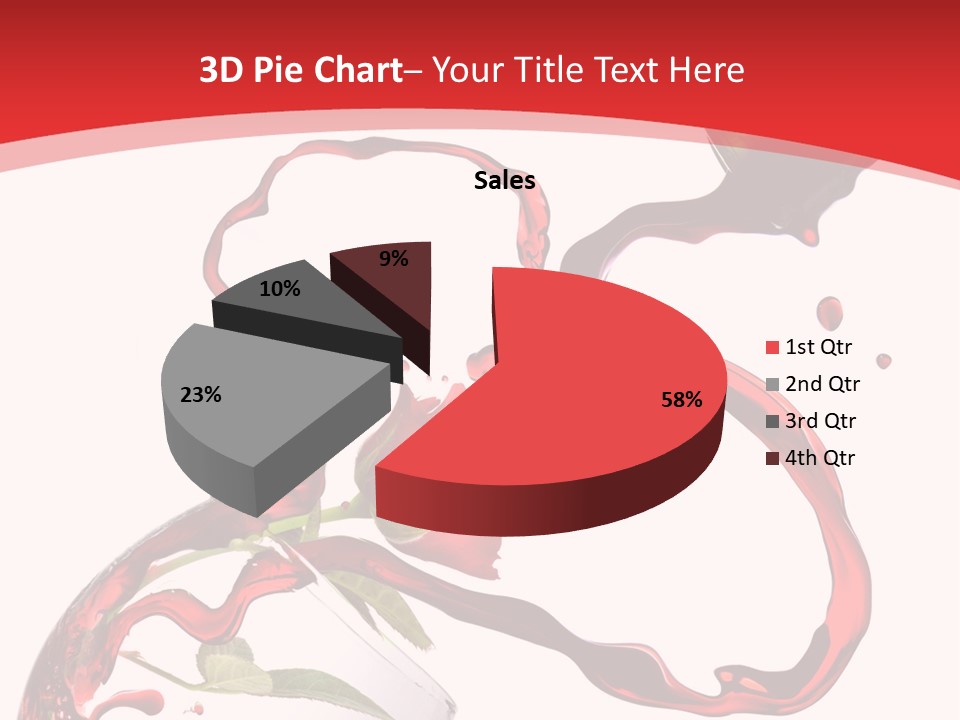 Drink Dating Dining PowerPoint Template