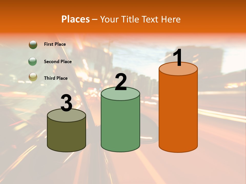 Dark Town Street PowerPoint Template