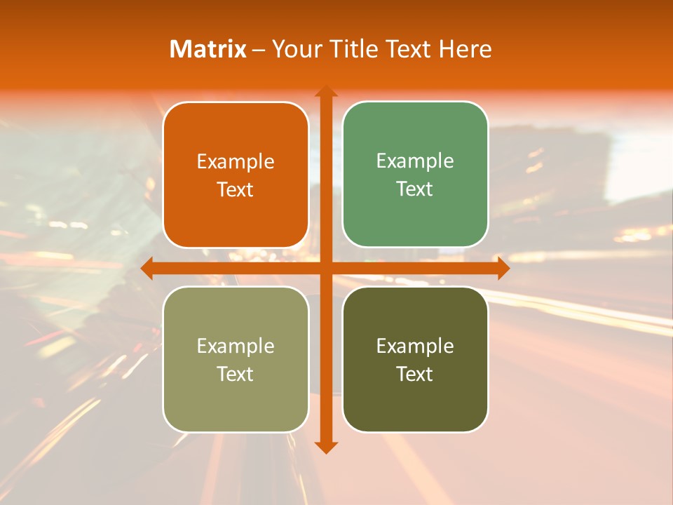 Dark Town Street PowerPoint Template