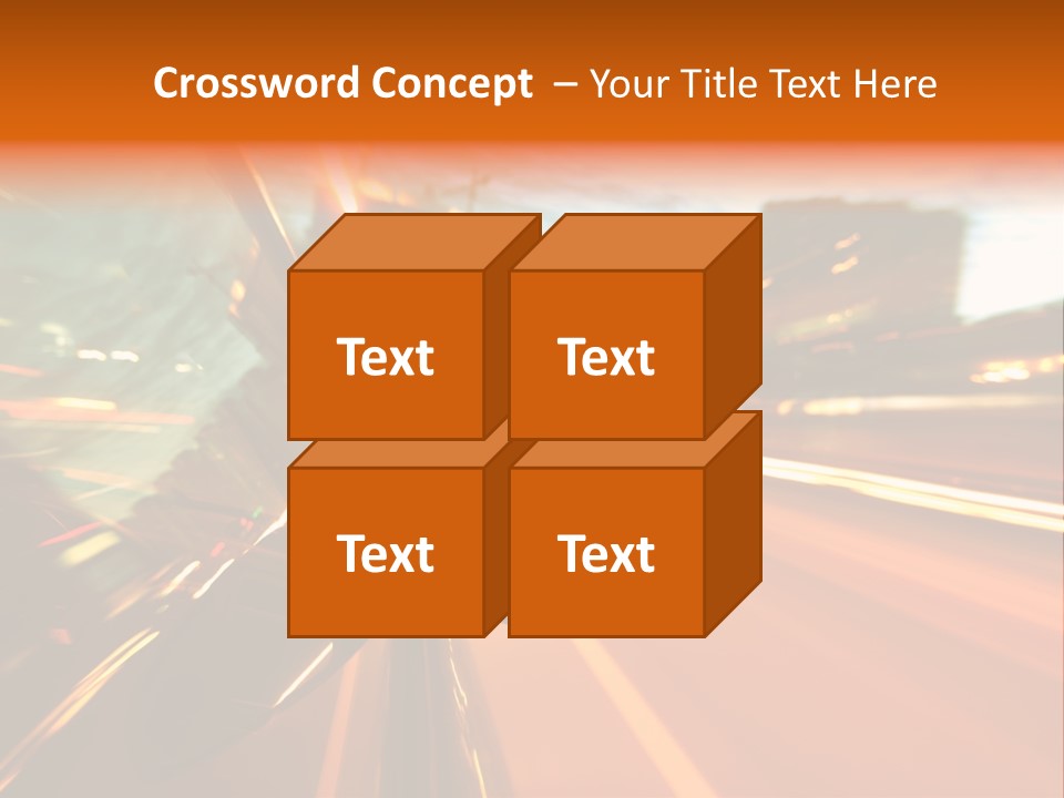 Dark Town Street PowerPoint Template
