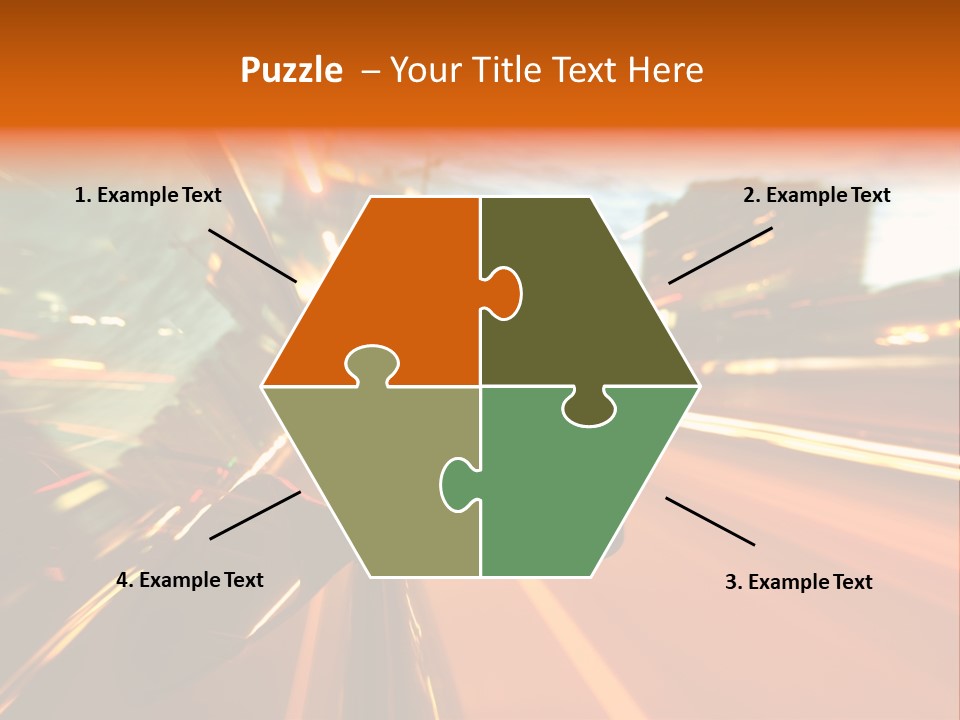 Dark Town Street PowerPoint Template