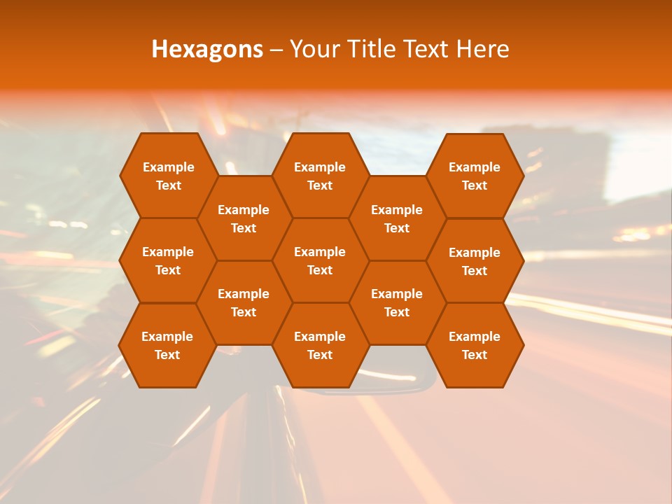 Dark Town Street PowerPoint Template