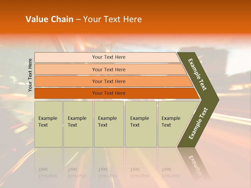 Dark Town Street PowerPoint Template