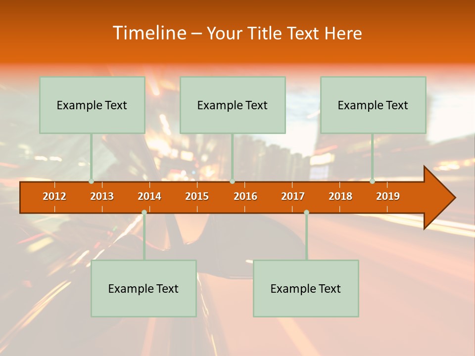 Dark Town Street PowerPoint Template