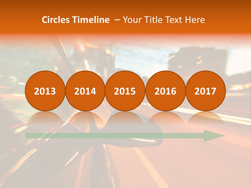 Dark Town Street PowerPoint Template