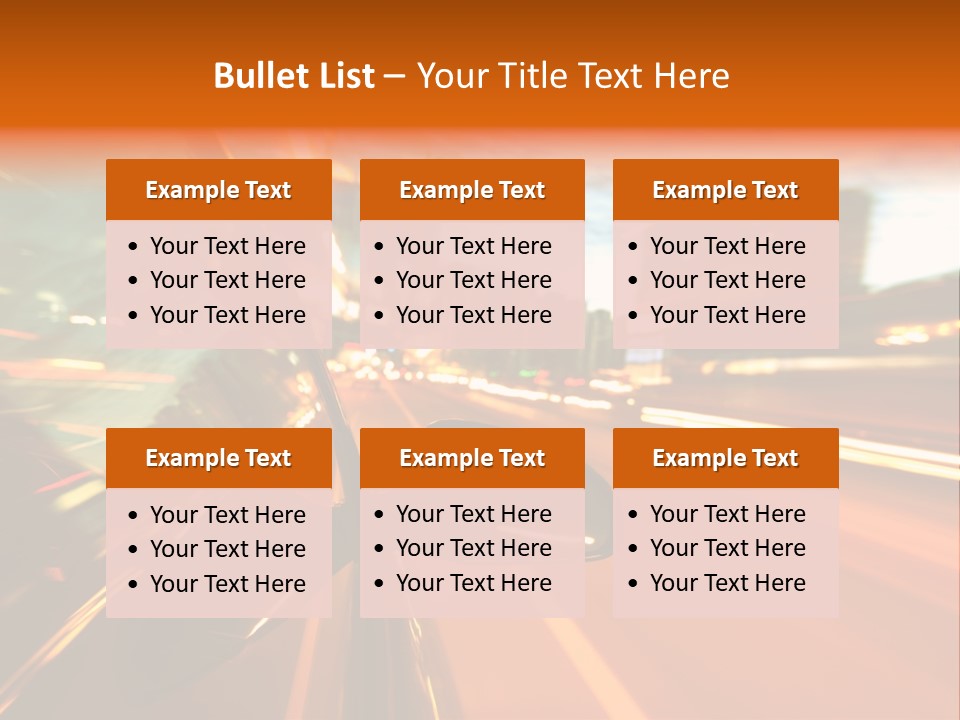 Dark Town Street PowerPoint Template