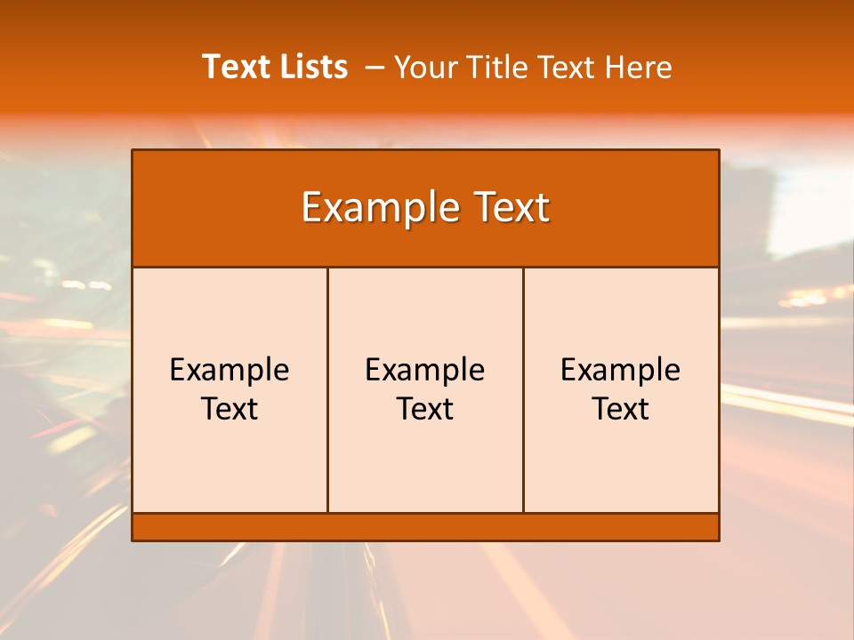 Dark Town Street PowerPoint Template