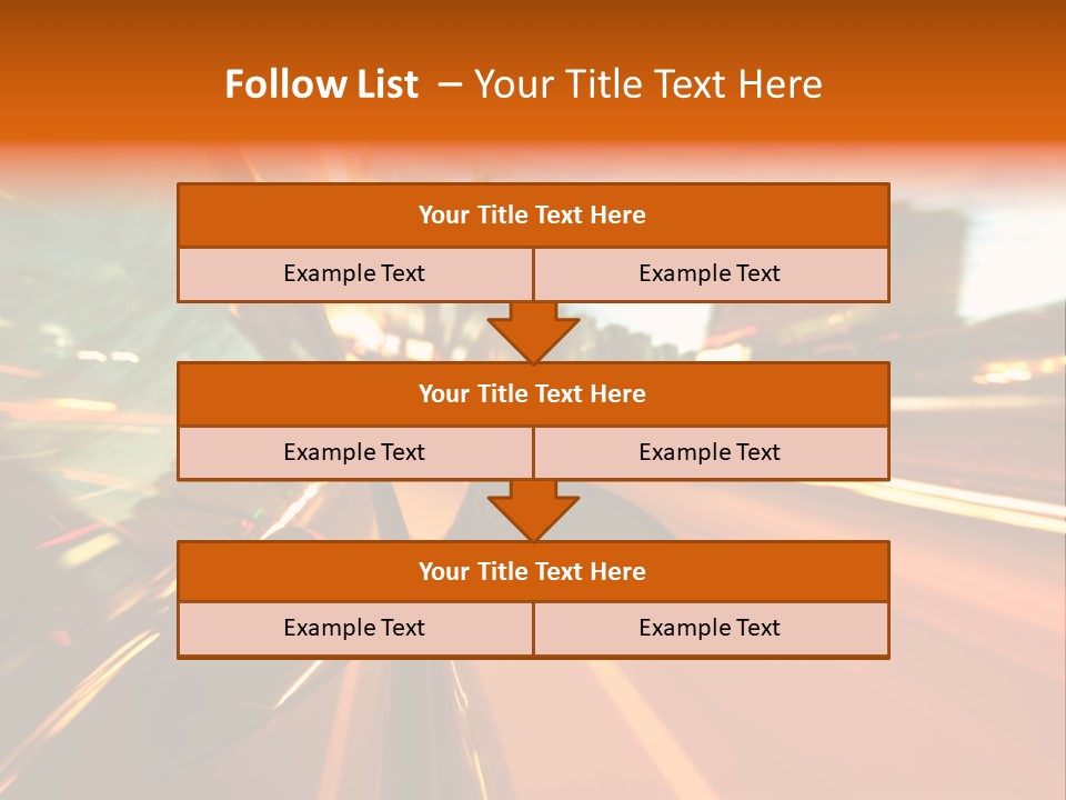 Dark Town Street PowerPoint Template