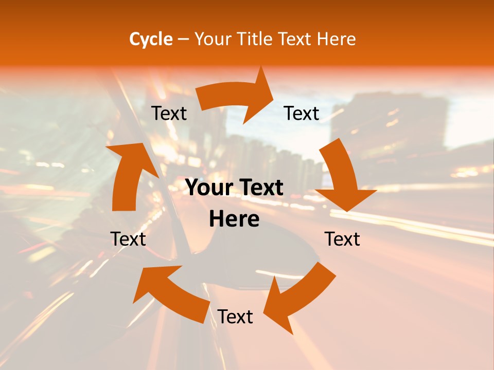 Dark Town Street PowerPoint Template
