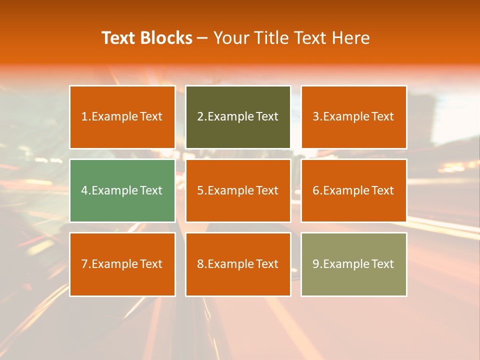 Dark Town Street PowerPoint Template