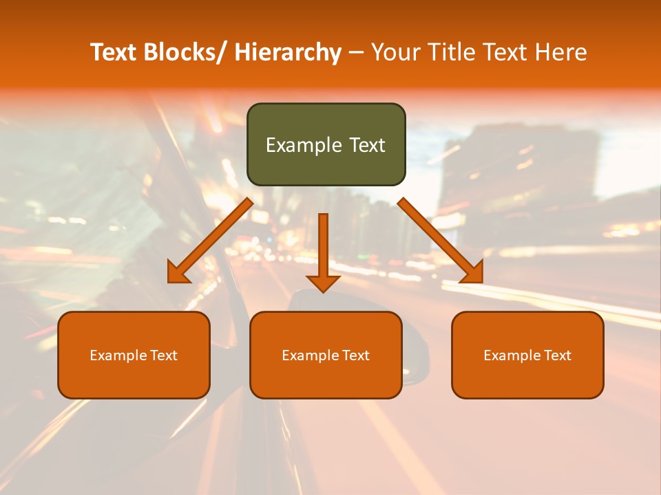 Dark Town Street PowerPoint Template