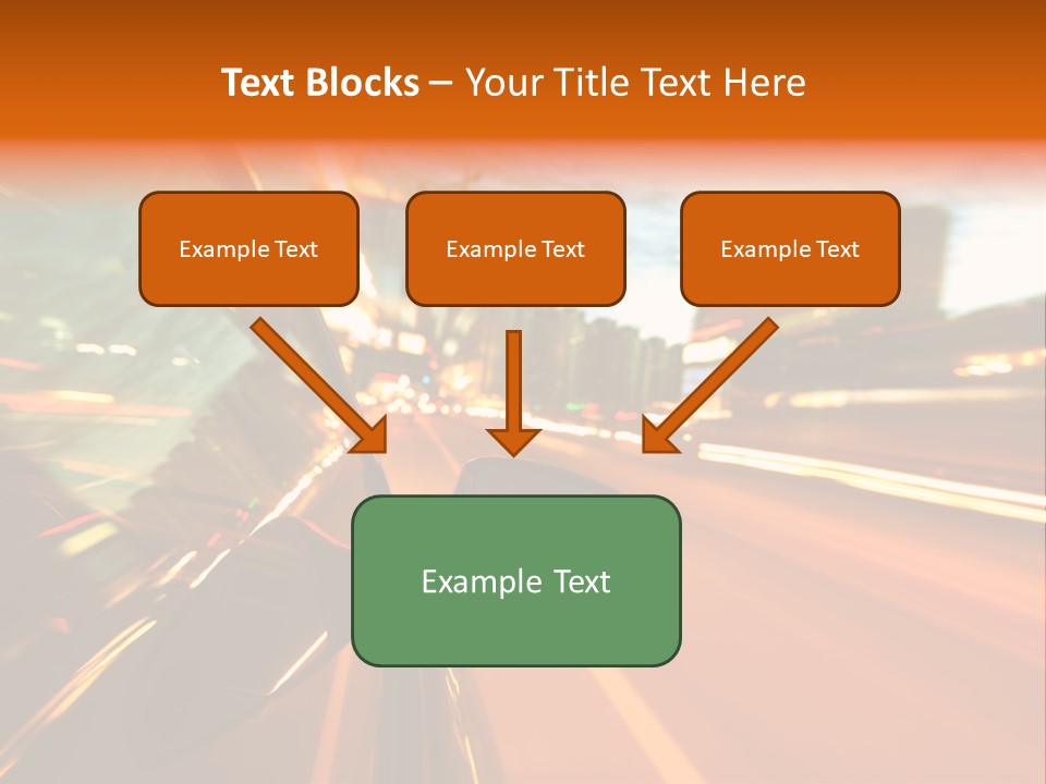 Dark Town Street PowerPoint Template