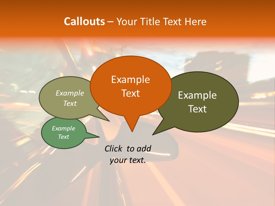 Dark Town Street PowerPoint Template